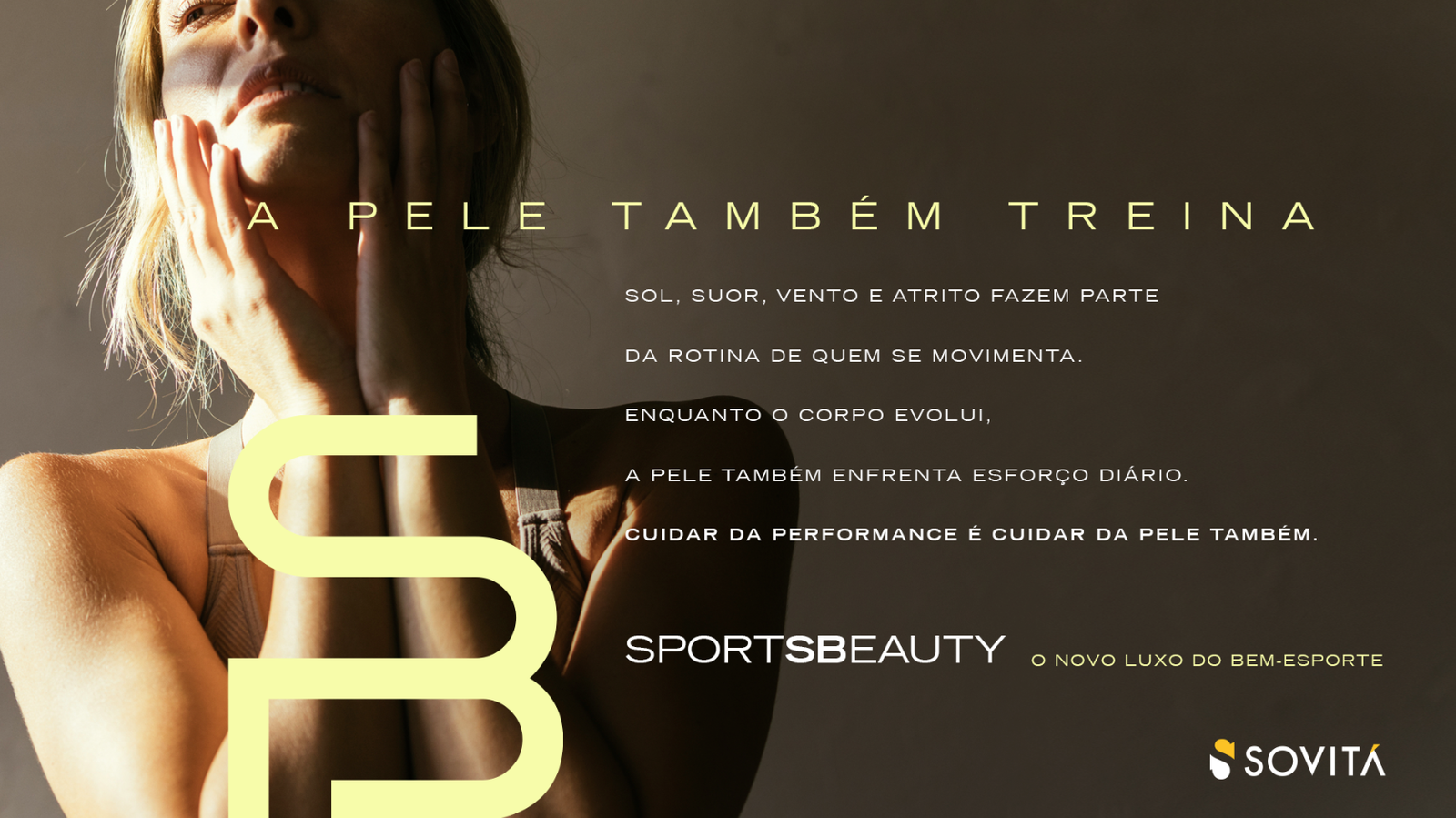 A pele também treina